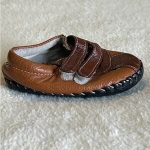 Pediped Brown Loafers Leather Infant Newborn